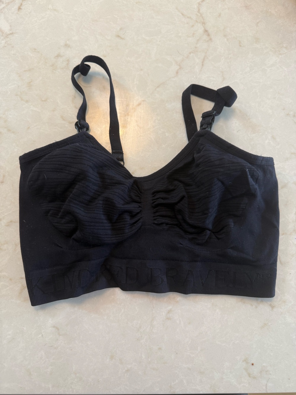 Kindred Bravely Black Seamless Nursing Bralette